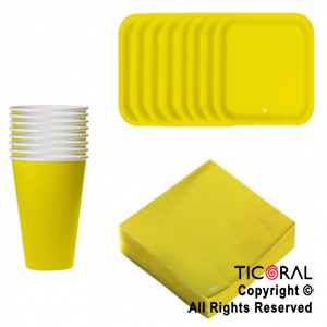 KIT DESCARTABLE POLIPAPEL AMARILLO X 1